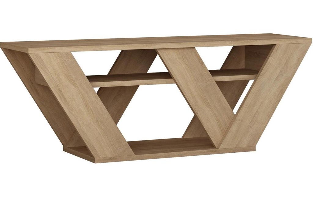 Woody Fashion Meuble TV Pipralla 110 x 30 cm, Brun