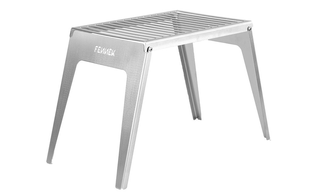 Fennek Grill Grille pliante sur Hobo Premium, Acier inoxydable