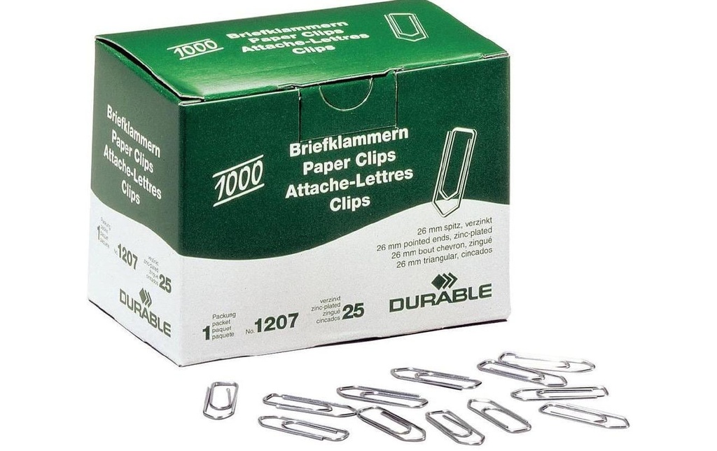 DURABLE Trombone 26 mm 1000 Pièce/s