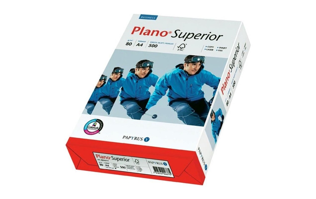 Plano Papier pour photocopie Superior A4, Blanc, 90 g/m², 500 Feuille