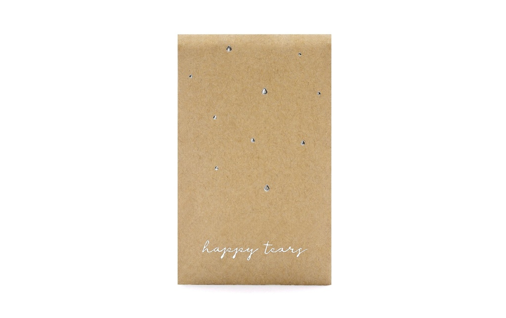 Partydeco Accessoires de mariage Happy tears 7.5 x12 cm, 10 x 3 pièces