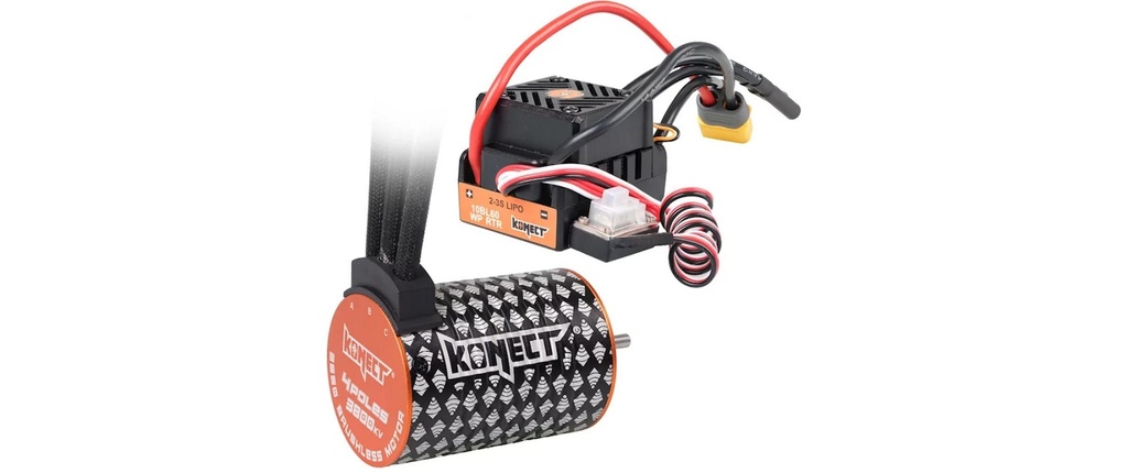 Konect Kits d’entraînement sans brosse 3800Kv 60Amp WP moteur 4P 3650SL