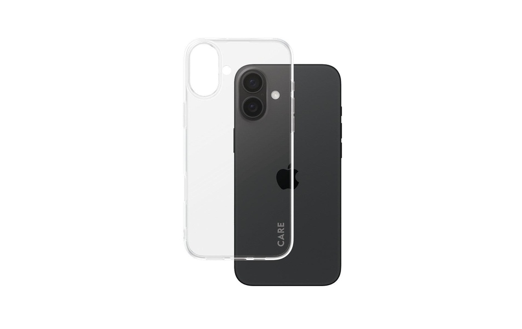 CARE Coque arrière Fashion X-Ray Soft Basic iPhone 16 Transparent