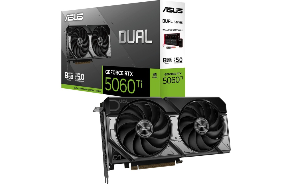ASUS Carte graphique Dual GeForce RTX 5060 Ti 8 GB