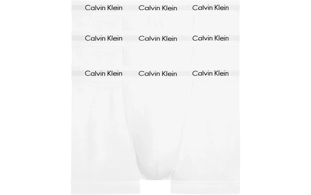 Calvin Klein Wäsche 3P Trunk Blanc, M