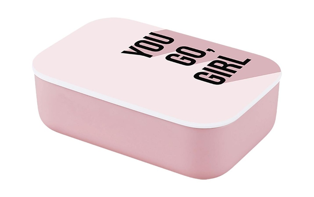 BioLoco Boîte casse-croûte Classic – You go girl Rose