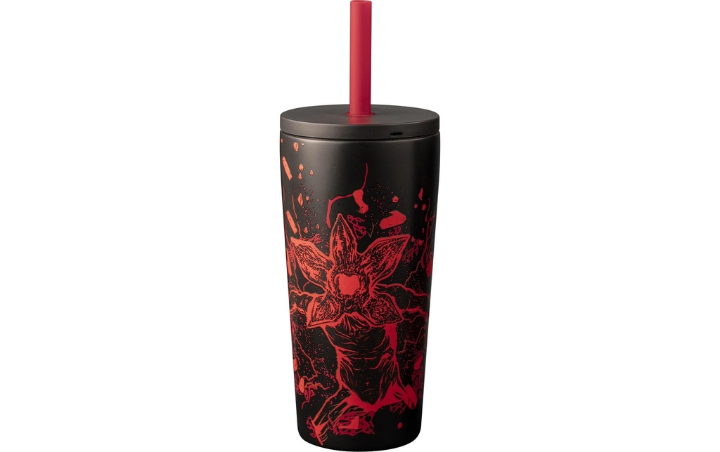 Bialetti Gobelet Stranger Things, 600 ml, noir / rouge