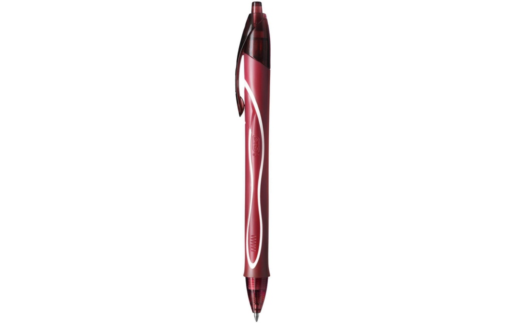 BIC Stylo à encre gel Gel-ocity Quick Dry 0.7 mm Rouge, 12 pièces