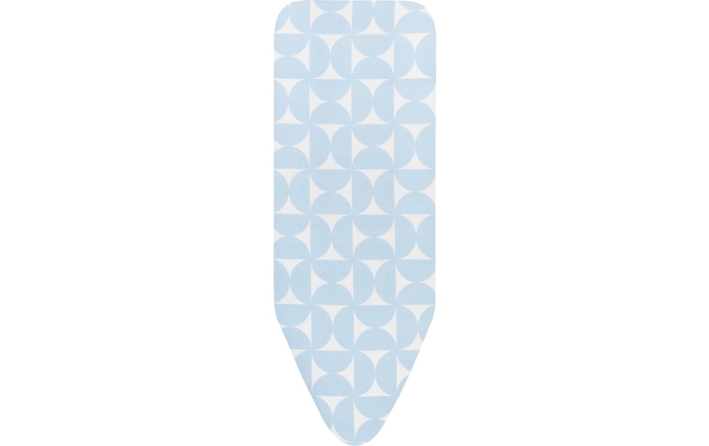 Brabantia Housse de planche à repasser Fresh Breeze 124 x 45 cm, Bleu clair