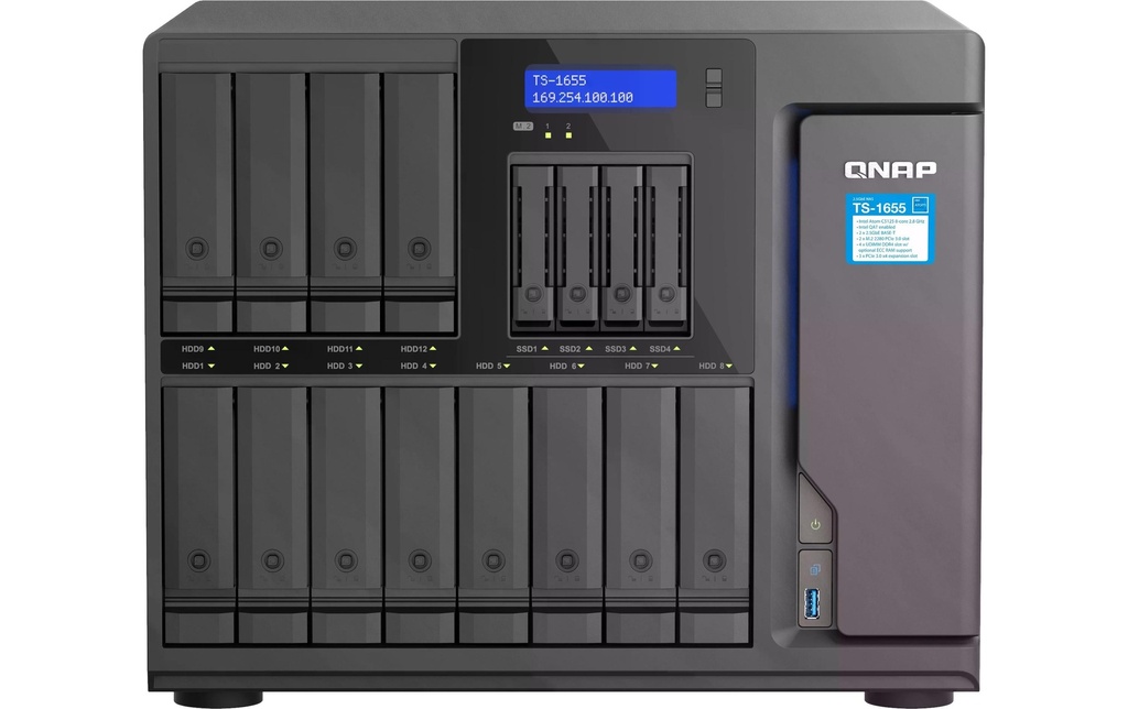 QNAP NAS TS-1655-8G 16-bay