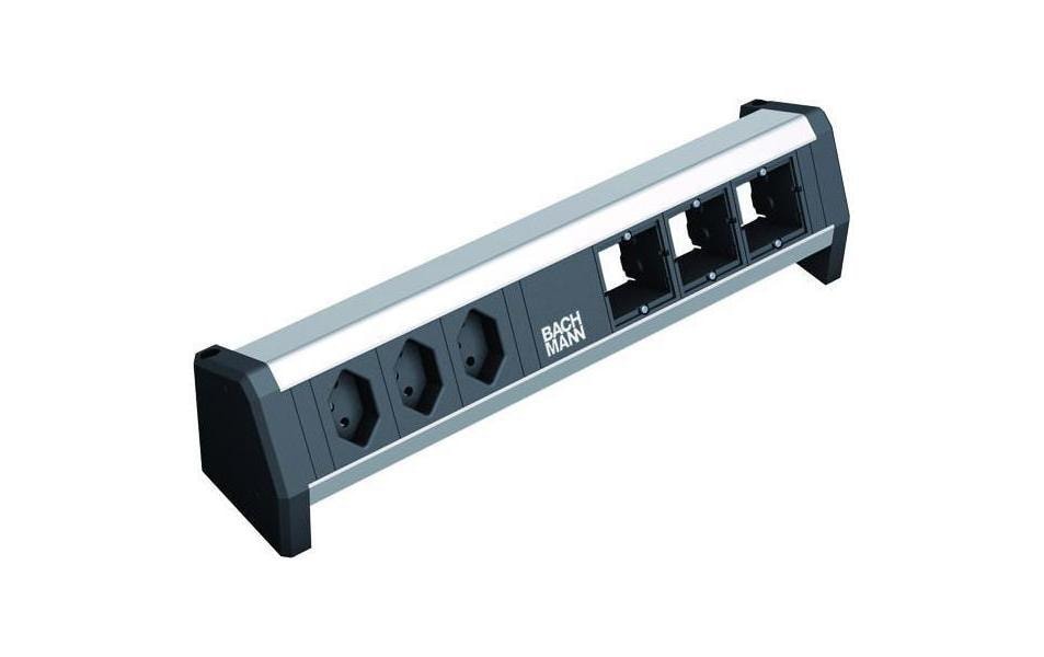 Bachmann Bloc multiprises de table DESK 1 3x T13, 3x ABD 3x T13 - 3x ABD