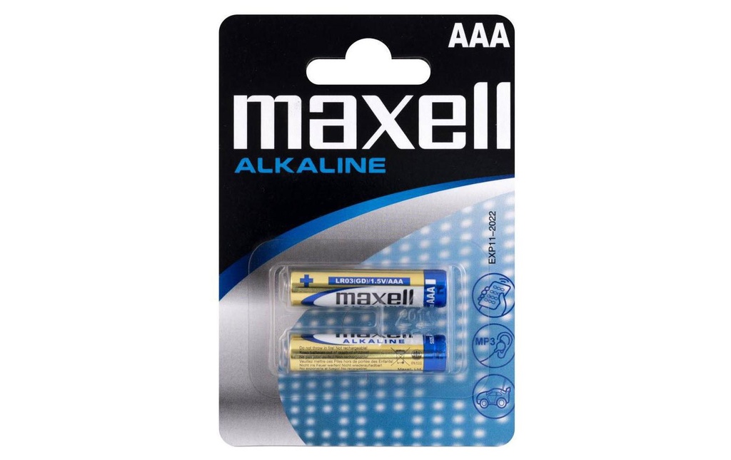 Maxell Europe LTD. Pile Alkaline AAA , 2 Pièce/s