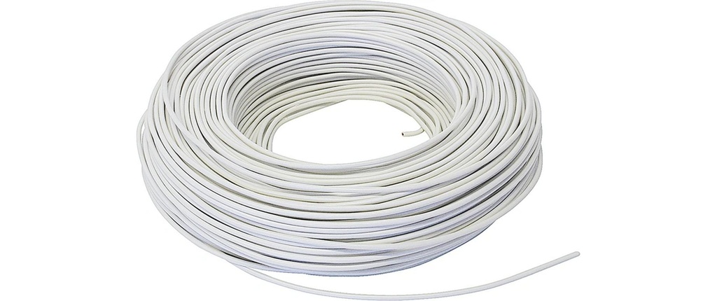 STEFFEN Fil T 1.5 mm², 20 m Blanc