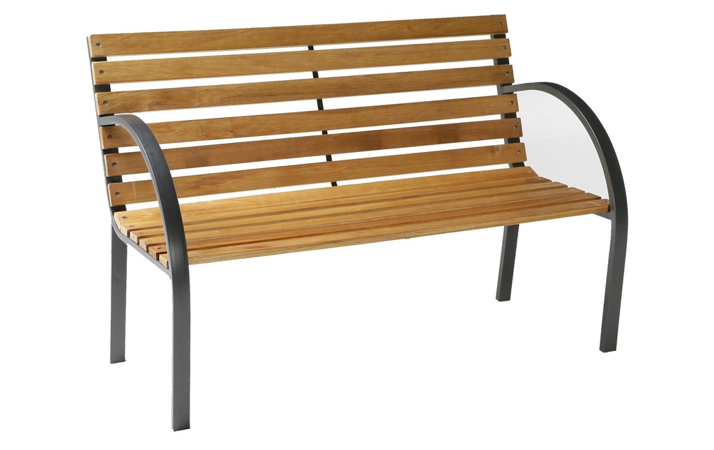 Innovesta Banc de jardin 122 x 60 x 81 cm, Marron