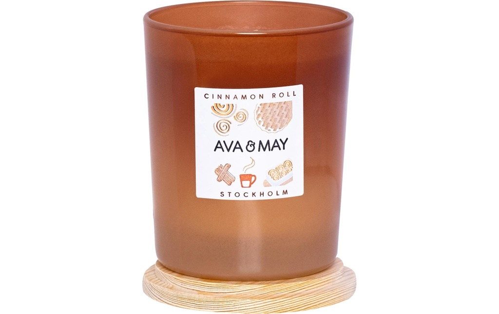 AVA & MAY Bougie parfumée Cinnamon roll 180 g