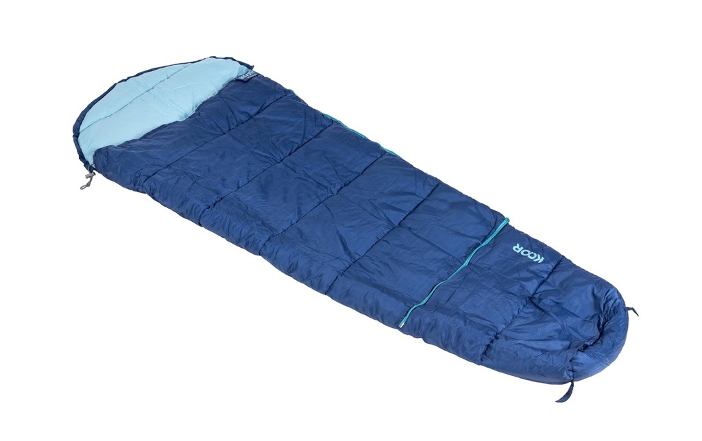 KOOR Sac de couchage pour enfant Muuma bleu 65 x 130 cm