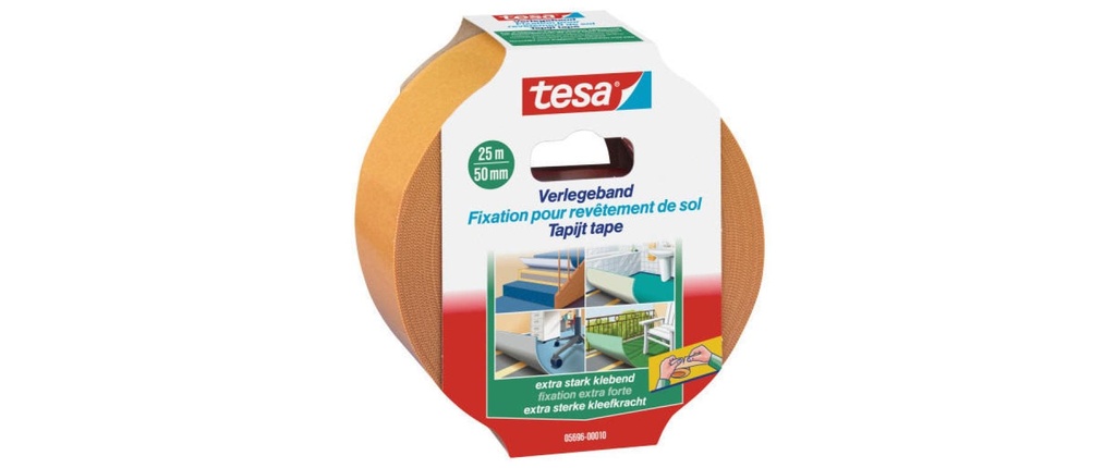 tesa Ruban adhésif 25 m x 50 mm 50 mm x 25 m, Beige