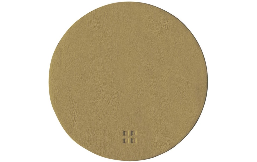 Lunasol Dessous de verre Elements Ambiente ø 11 cm, Doré
