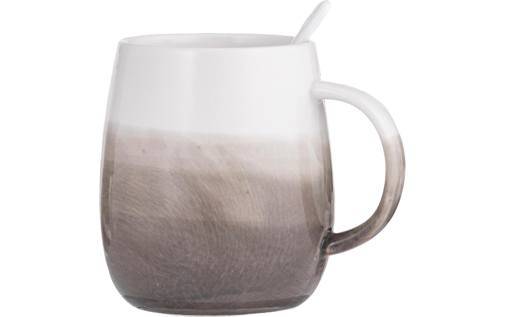 Ladelle Tasse avec cuillère Immerse 380 ml, 1 Pièce/s, Brun/Blanc