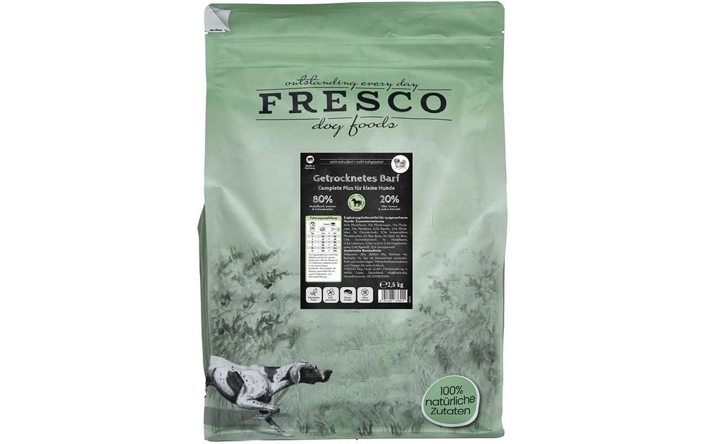 FRESCO Alimentation sèche BARF Complete Plus Cheval, 2.5 kg