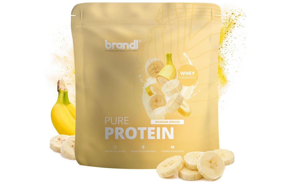 Brandl-Nutrition Poudre Pure Protein 2.0 Whey Banane 1000 g
