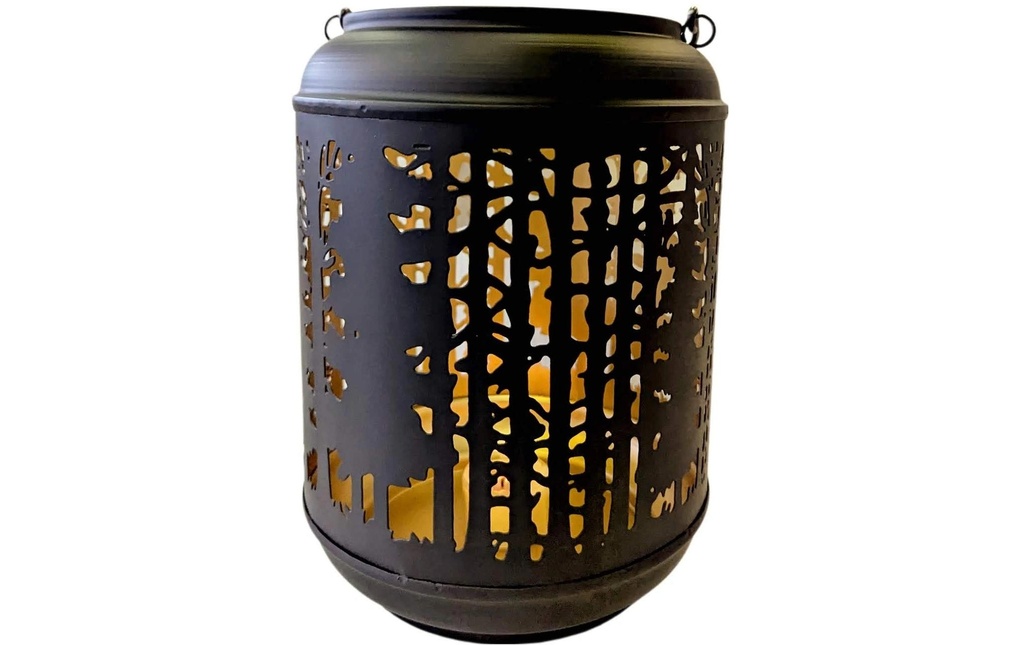 CHALET Clairière de forêt S 17 x 17 x 22 cm, Noir