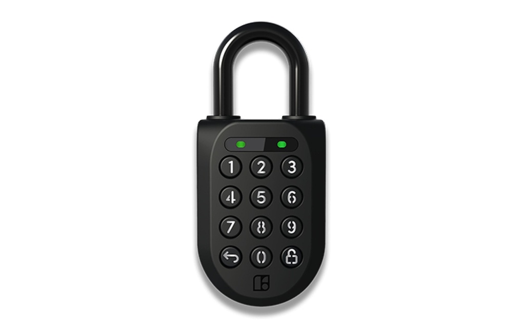 igloohome Serrure de sécurité Padlock 2, Noir, Acier inoxydable