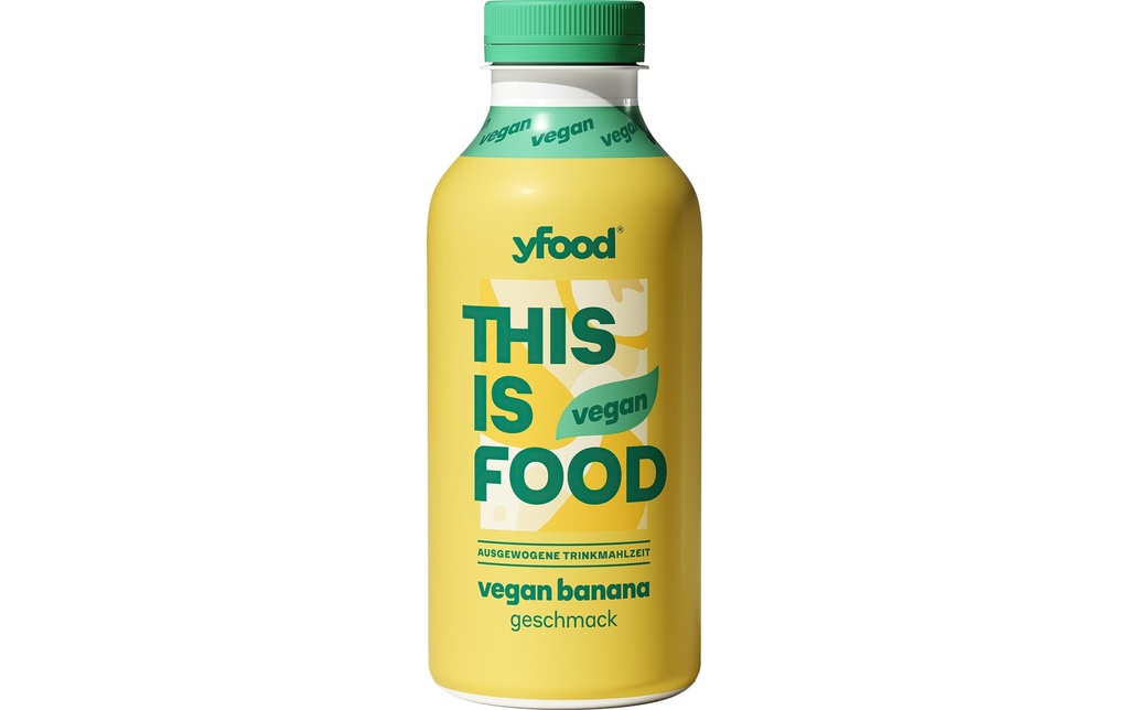 YFOOD Repas à boire végan à la banane 500 ml