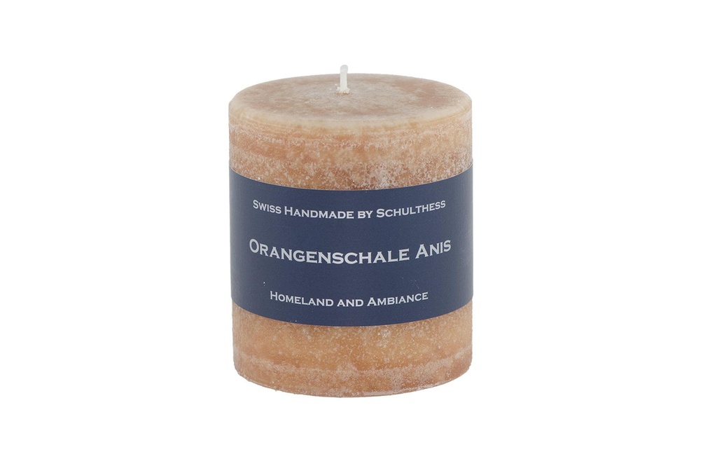 Schulthess Kerzen Bougie parfumée Zeste d'orange Anis 7 x 8 cm