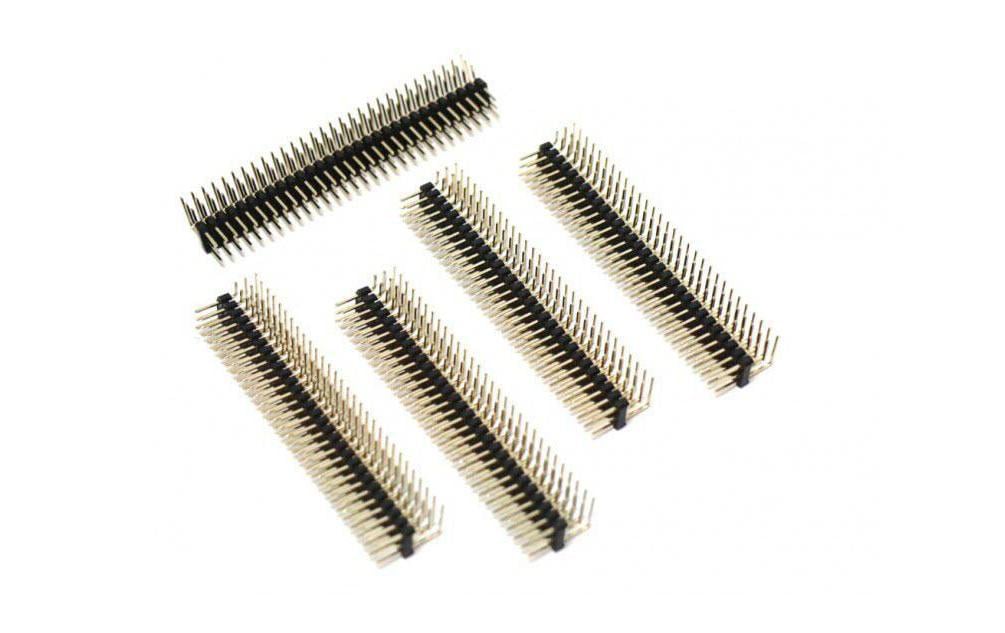 EP Pin-Header 3 x 30 Pol 90°, 5 pcs.