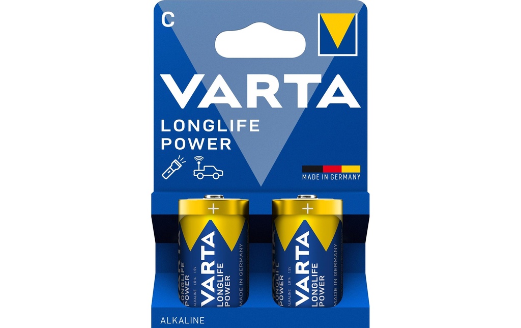 Varta Pile Longlife Power C , 2 Pièce/s