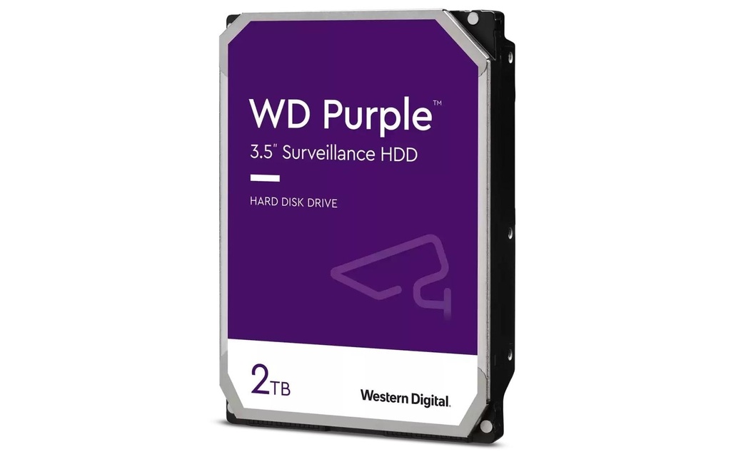 Western Digital Disque dur WD Purple 3.5 SATA 2 TB