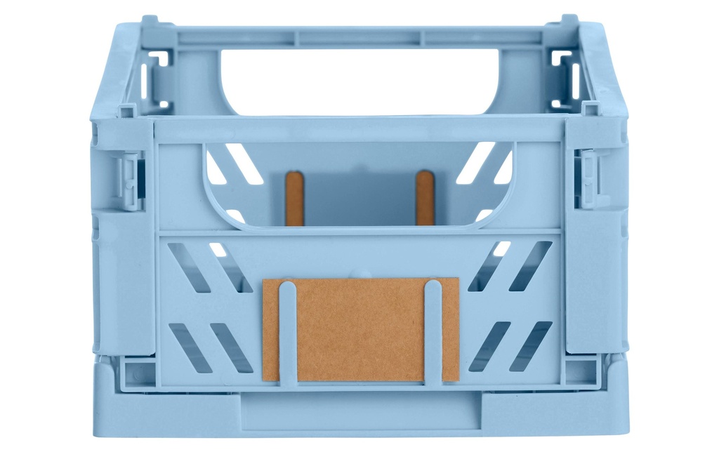 Schou Boîte pliante pack de 2 17 x 12.5 cm - Bleu clair