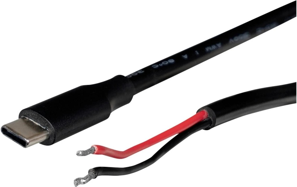 jOY-iT Câble d'alimentation USB-C - Ouvert 1 m