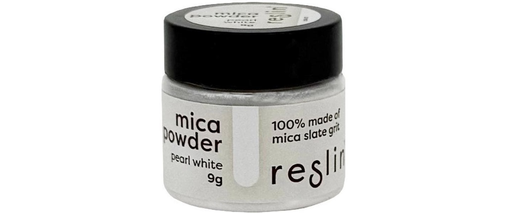 Reslin Poudre de mica 9g Blanc