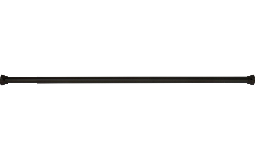 spirella Tringle pour rideau de douche Kreta 125/220 x 2.1 cm, Noir mat