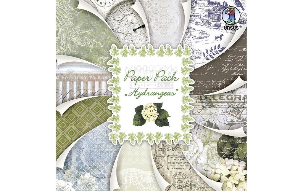 URSUS Papier de fantaisie 190 g/m² 24 feuilles