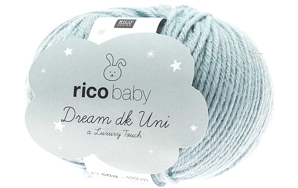 Rico Design Laine Baby Dream Uni dk 50 g, Menthe