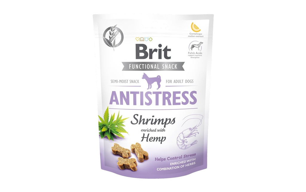 Brit Collation Crevettes antistress pour chiens, 150 g