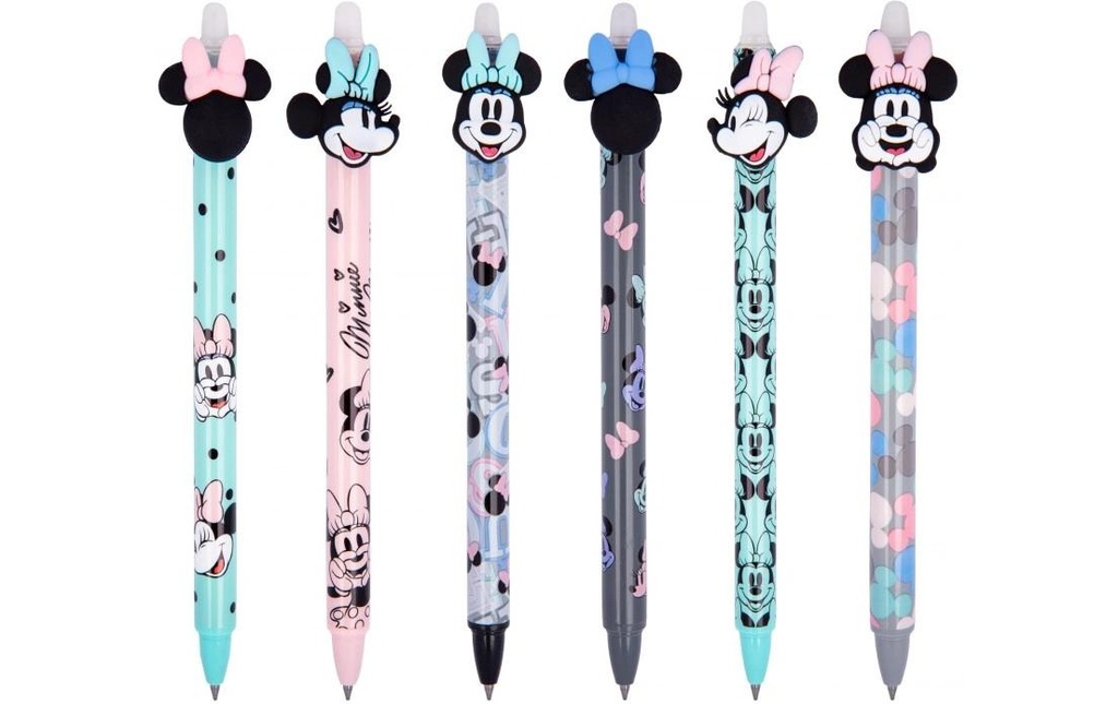 Dreams and Fantasy Stylo à encre gel Minnie 0,5 mm, effaçable