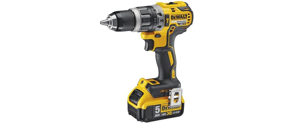 DEWALT Perceuses à percussion sans fil DCD796P2, 18 V Brushless 2x batterie