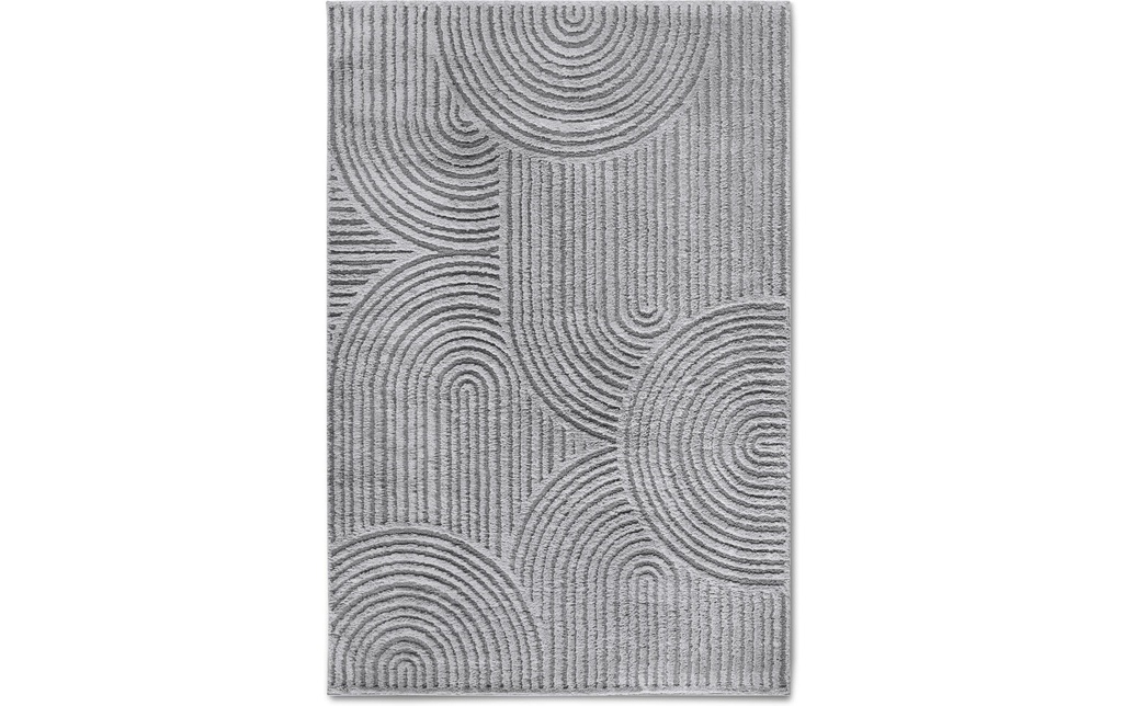 Elle Decoration Tapis Chappe 160 cm x 235 cm,  Light Grey