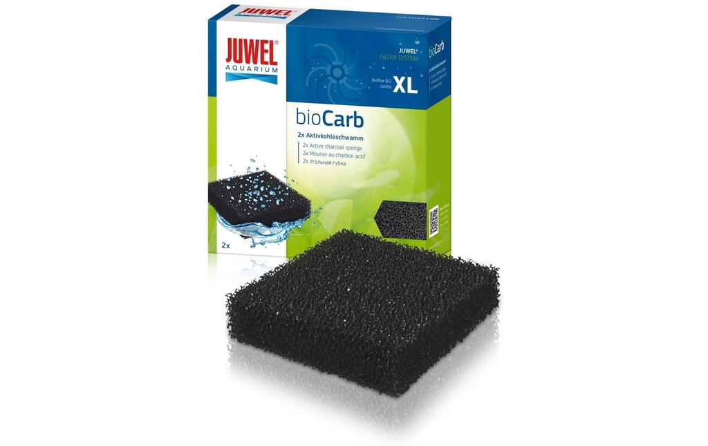 Juwel Éponge à charbon bioCarb XL, 2 pièces