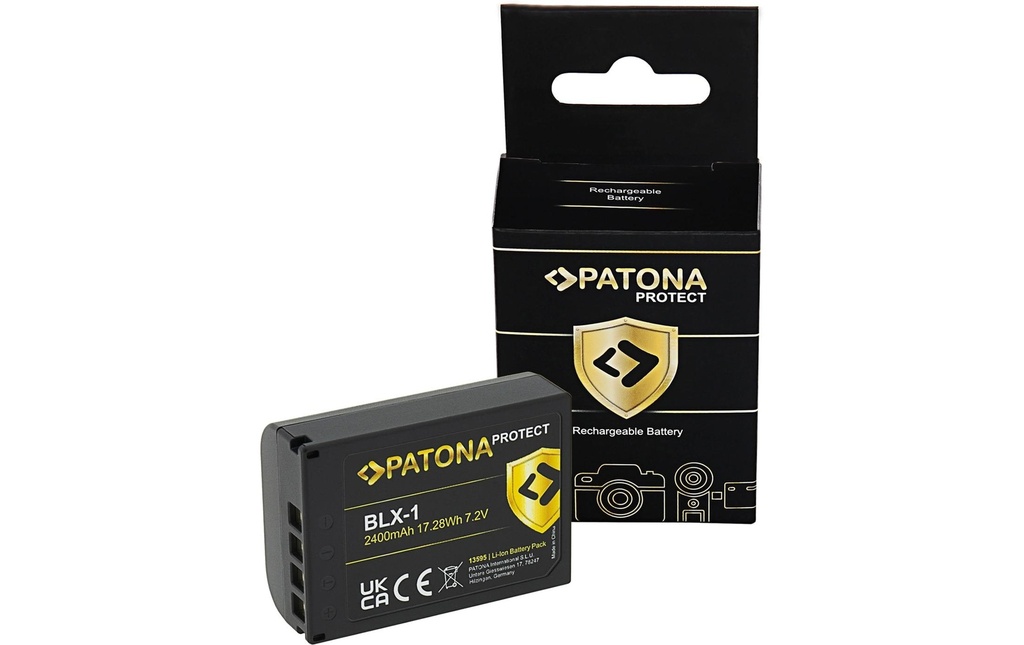 Patona PROTECT Batterie pour Olympus BLX-1 OM-1