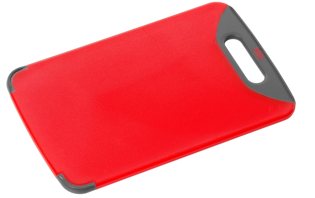 Silit Planche à découper 20 cm x 32 cm, rouge