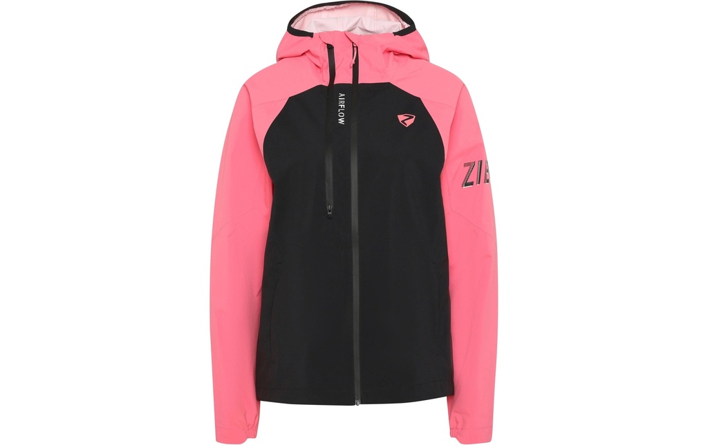 Ziener Veste de pluie NEHLE-Z Femmes Black Strawberry, Gr. 38