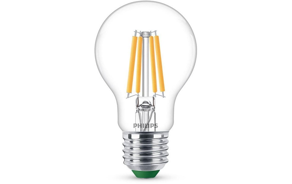 Philips Lampe LED CLA 60W A60 E27 2700K CL UE 2PF/SRT Blanc chaud (WW)