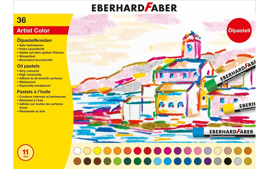 Eberhard Faber Pastel Artist Color 36 pièces
