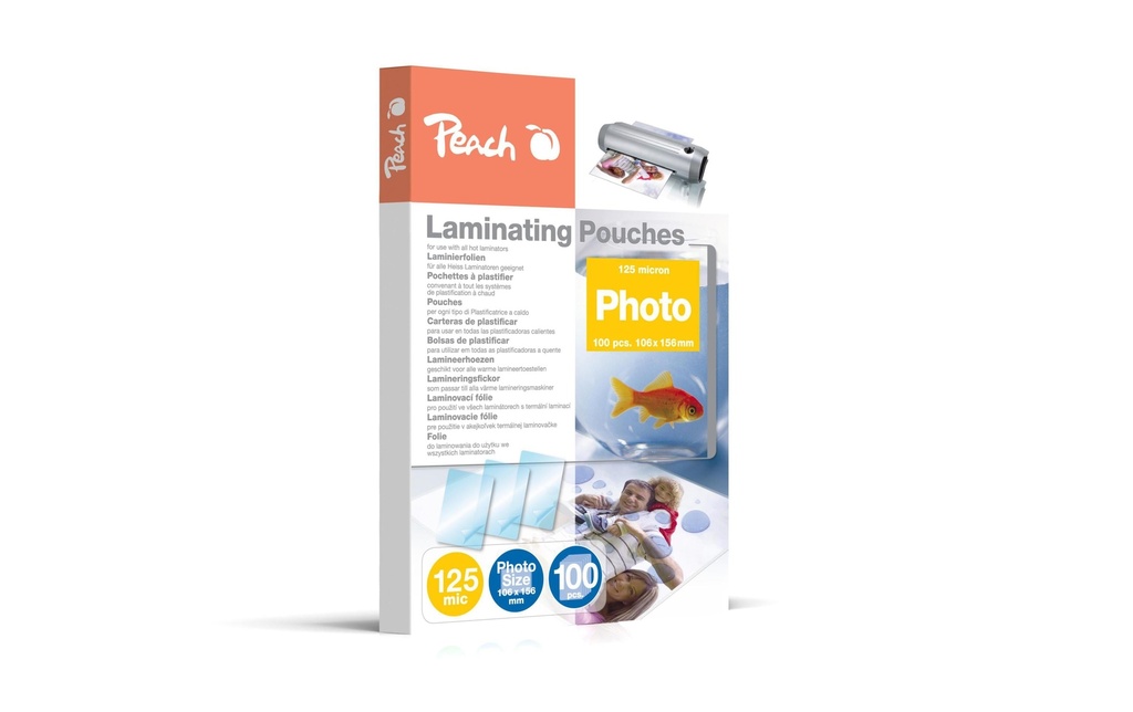 Peach Film laminé 100 pièces