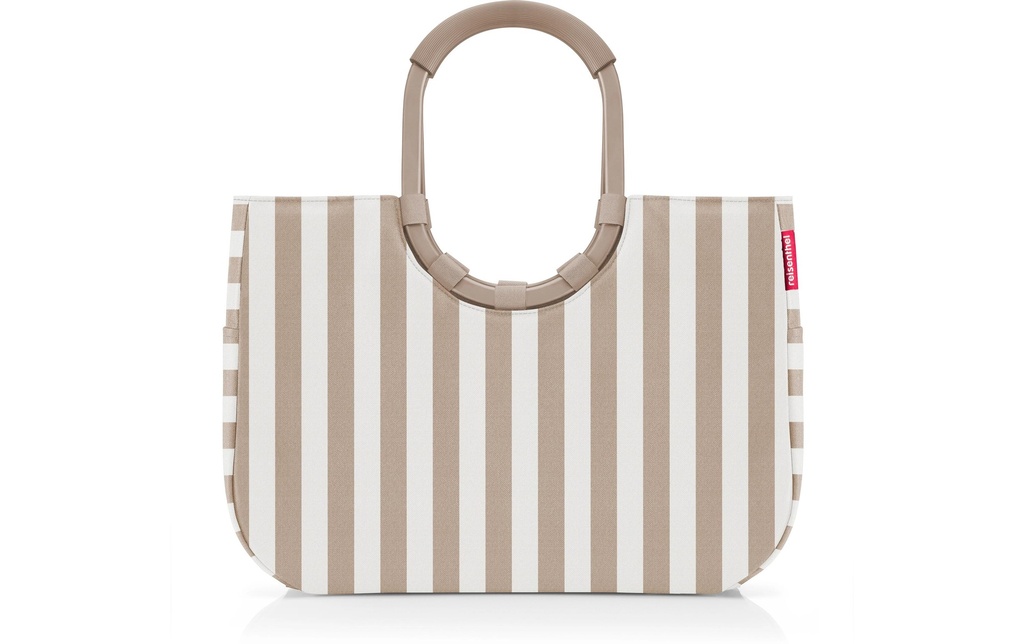 Reisenthel Panier de course Loopshopper L Summerstripes Coffee